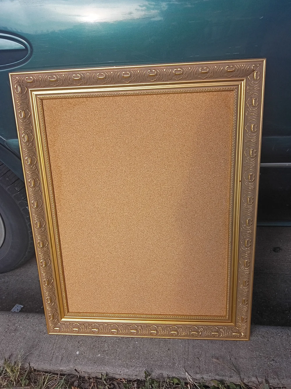 Ornate Gold Cork Bulletin Board - Gold Ballard Designs!!
